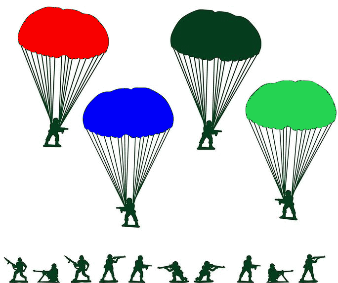 Parachuting In !!